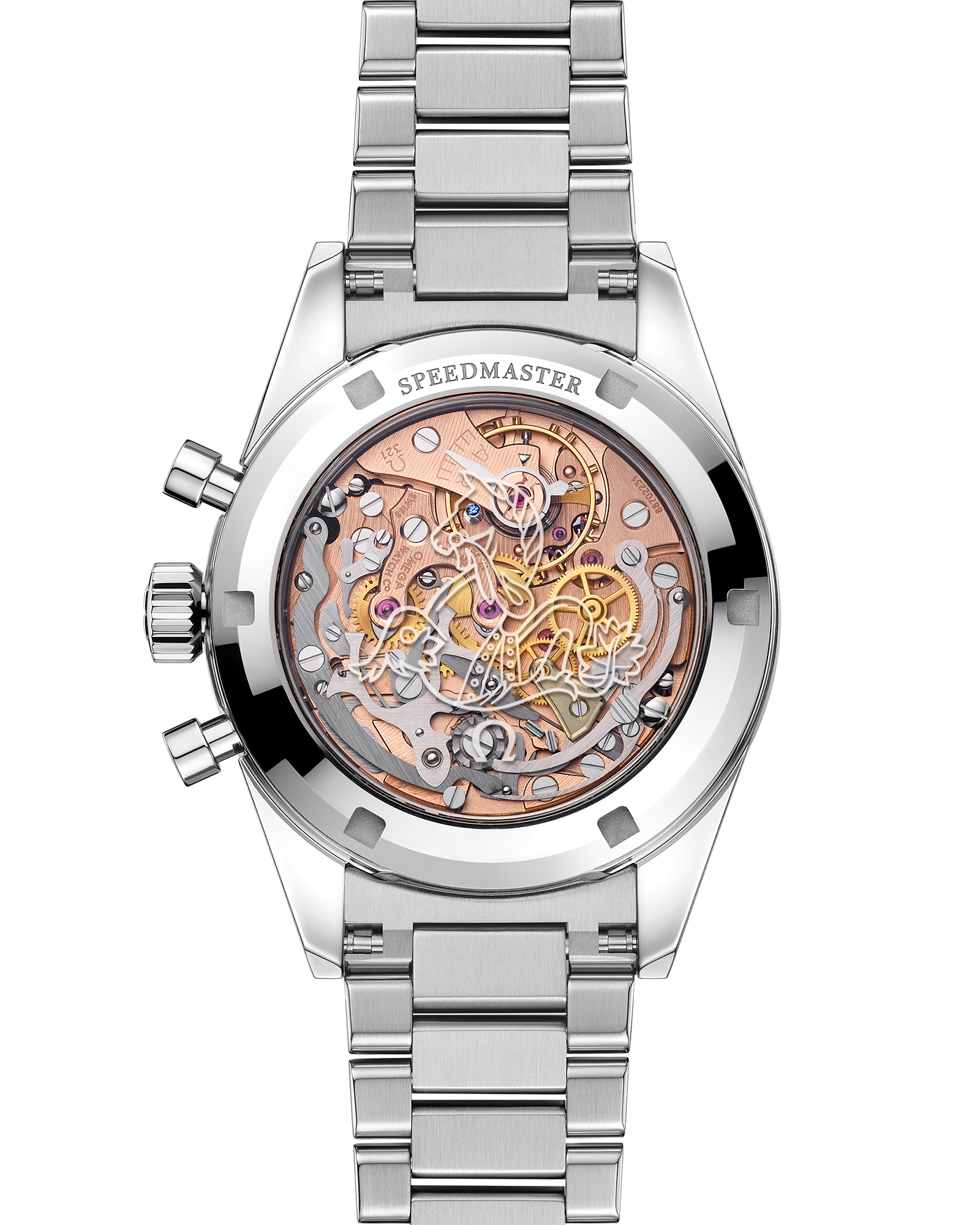 Speedmaster Calibre 321 38.6 mm, Canopus Gold™ on Canopus Gold™