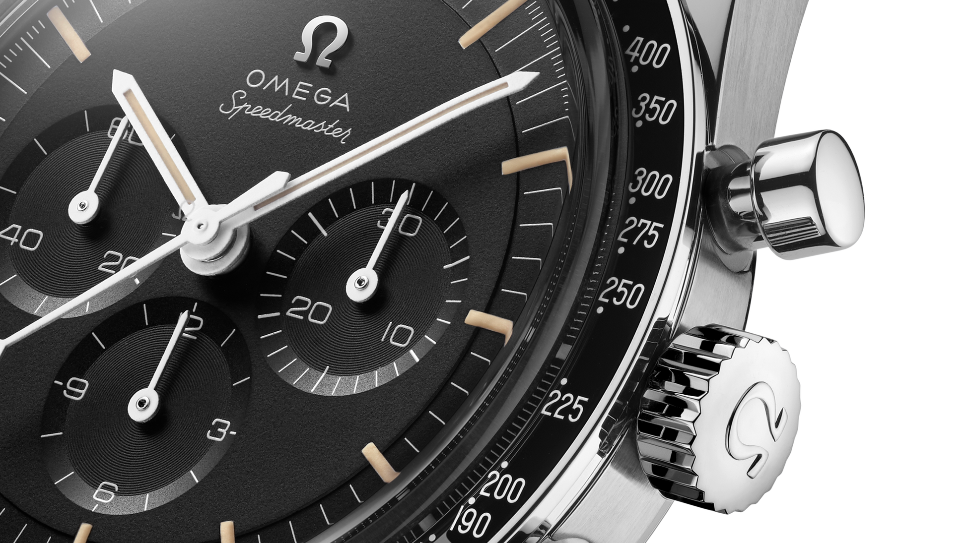 Speedmaster Calibre 321 39.7 mm, steel on steel