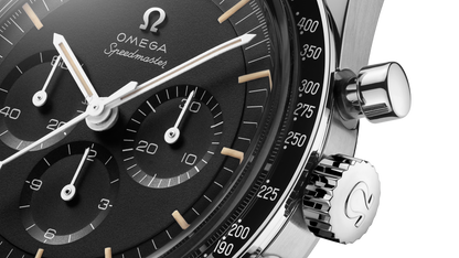 Speedmaster Calibre 321 39.7 mm, steel on steel