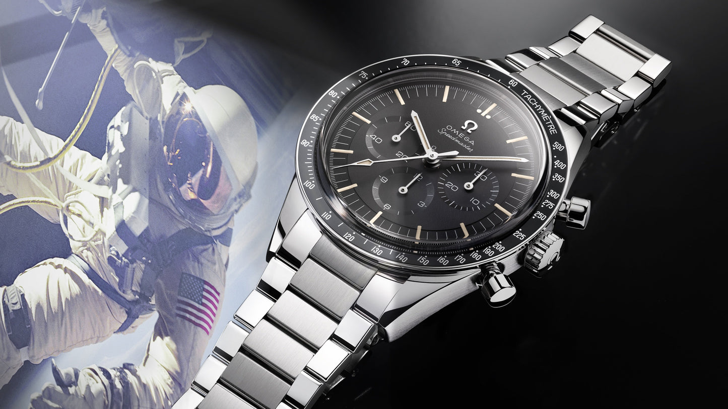 Speedmaster Calibre 321 39.7 mm, steel on steel