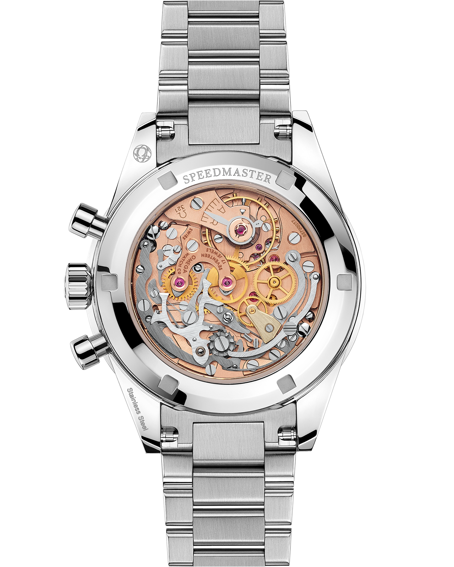 Speedmaster Calibre 321 39.7 mm, steel on steel