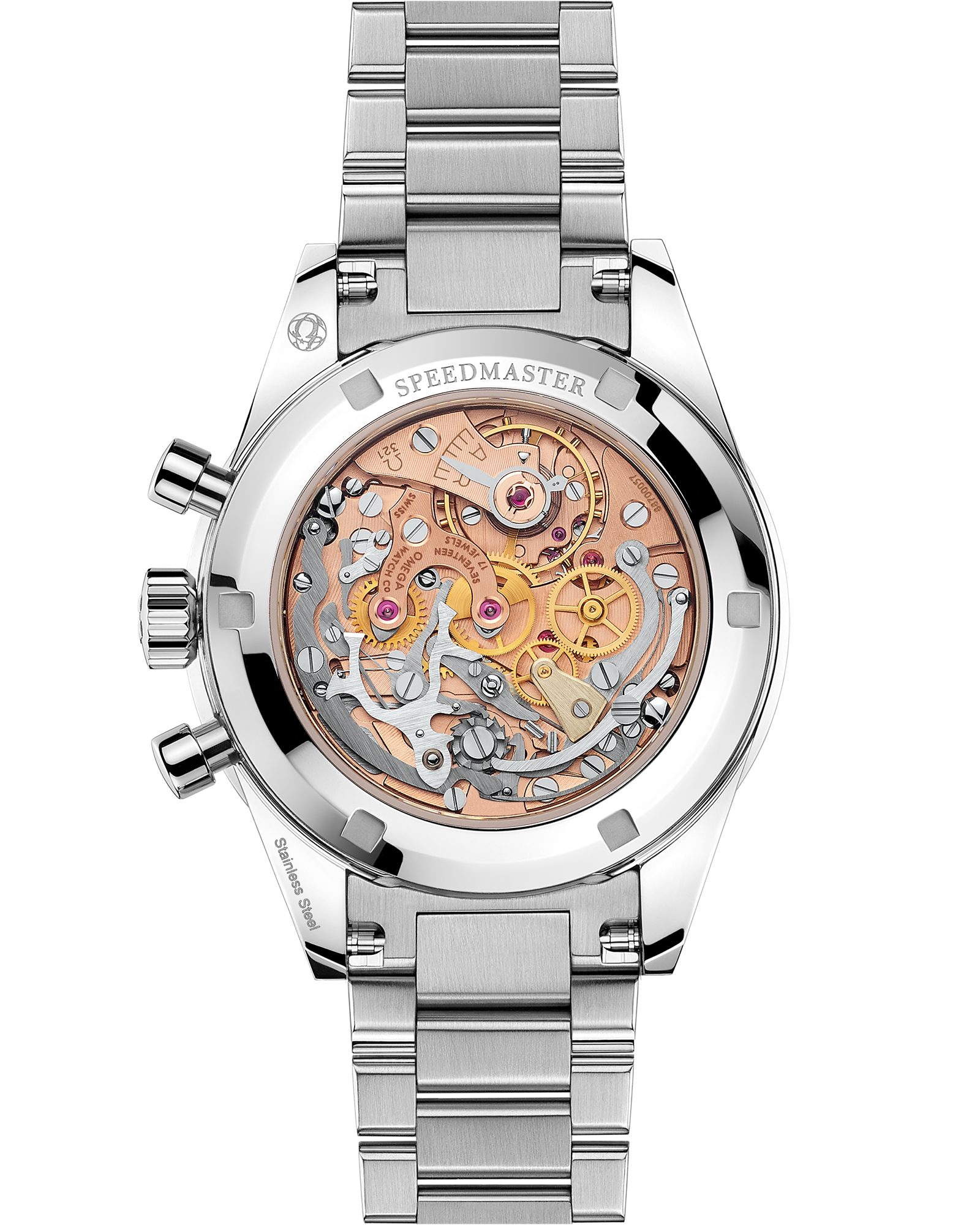 Speedmaster Calibre 321 39.7 mm, steel on steel
