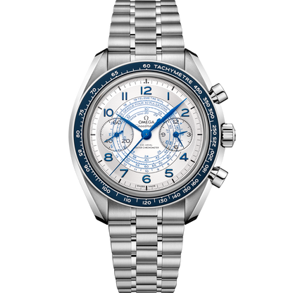 Speedmaster Chronoscope 43 mm, steel on steel
