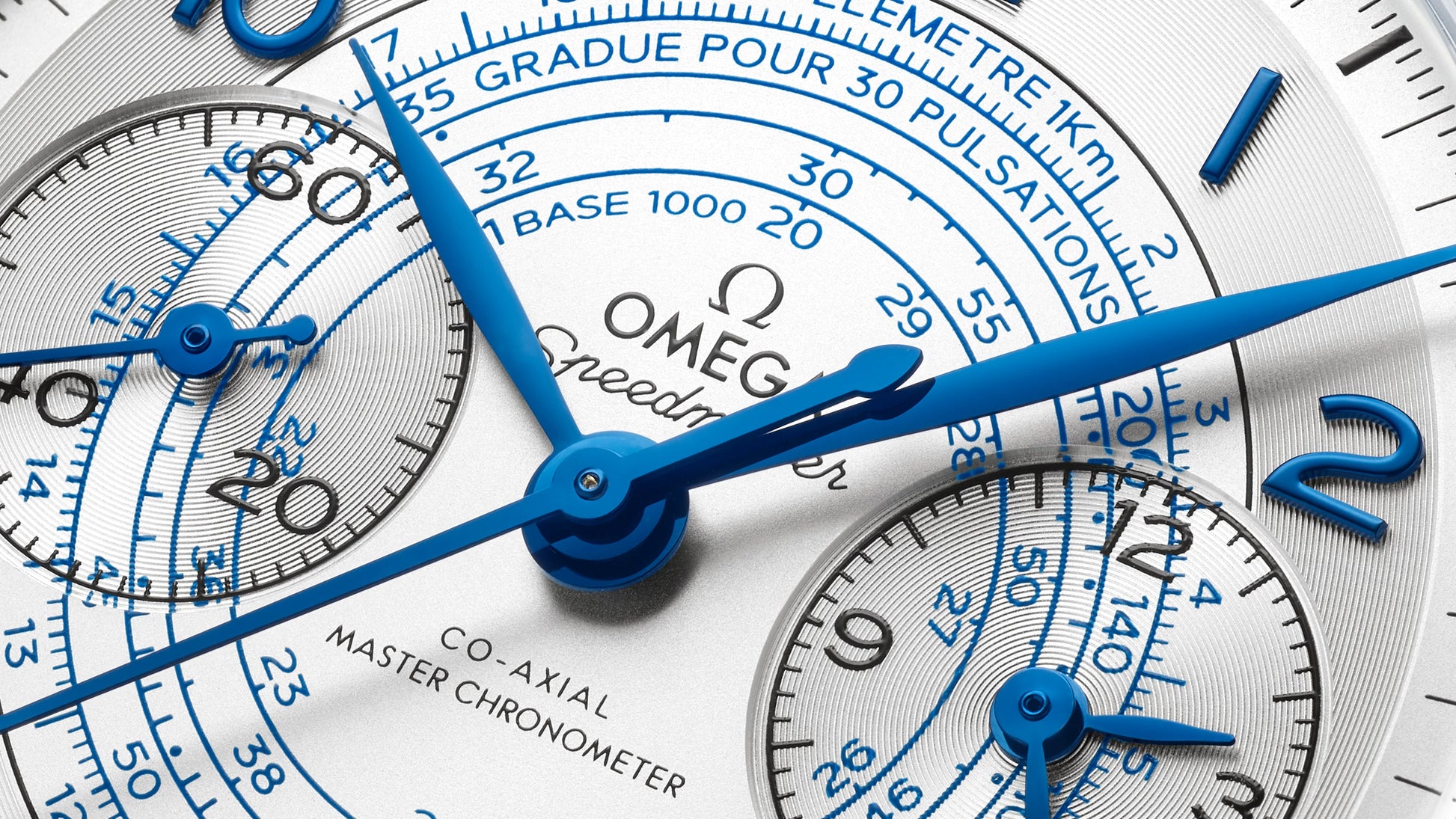 Speedmaster Chronoscope 43 mm, steel on steel