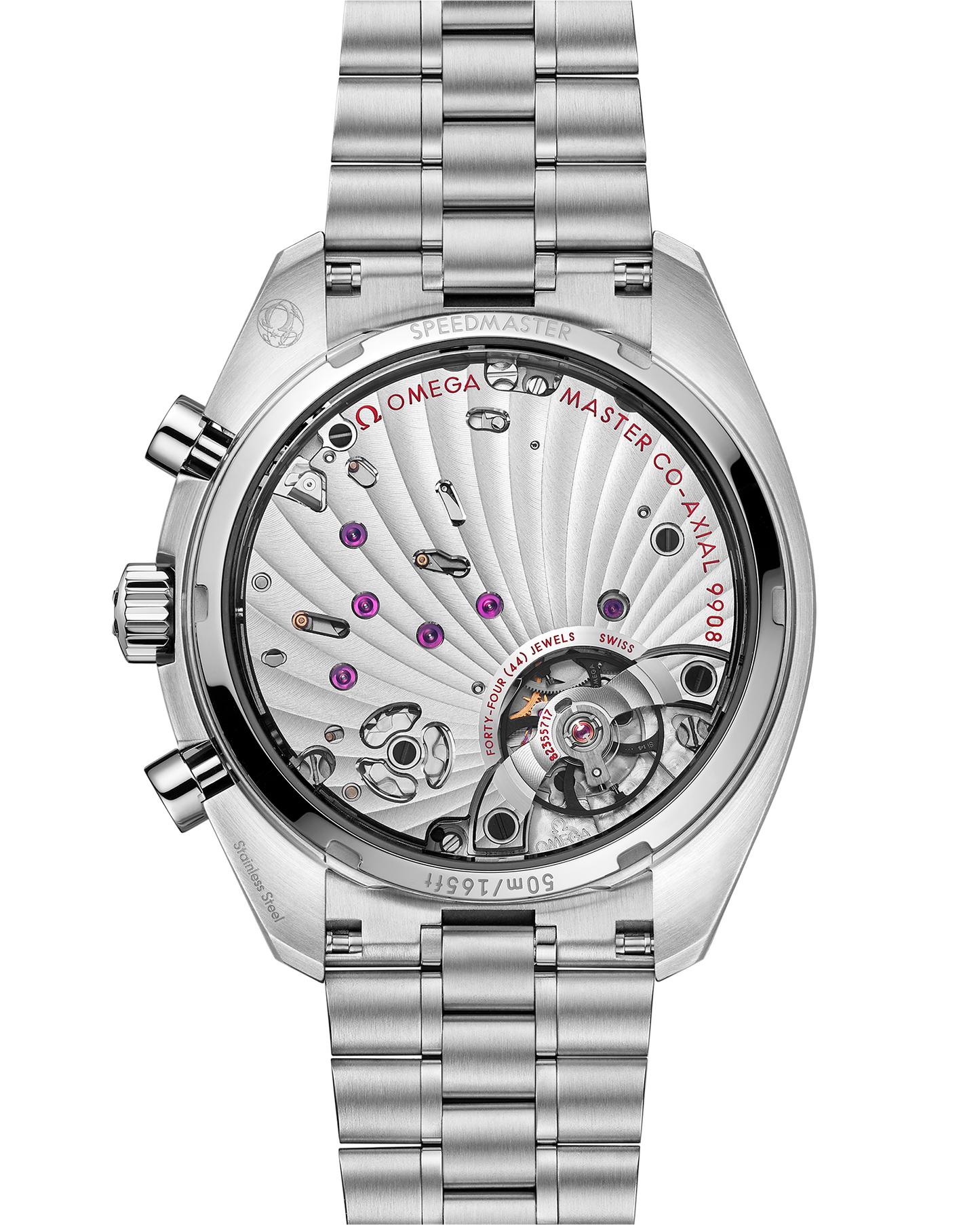 Speedmaster Chronoscope 43 mm, steel on steel