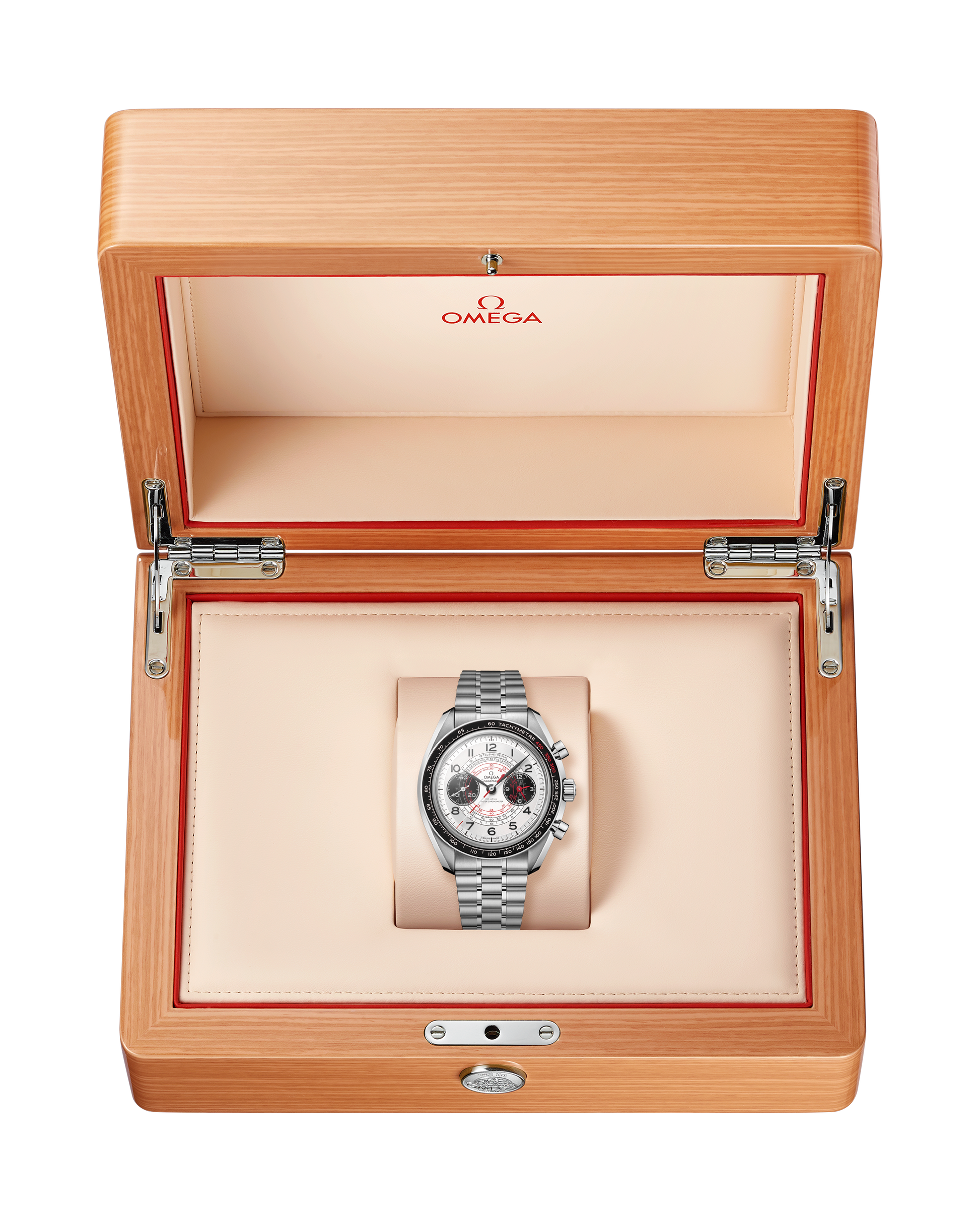 Speedmaster Chronoscope 43 mm, steel on steel