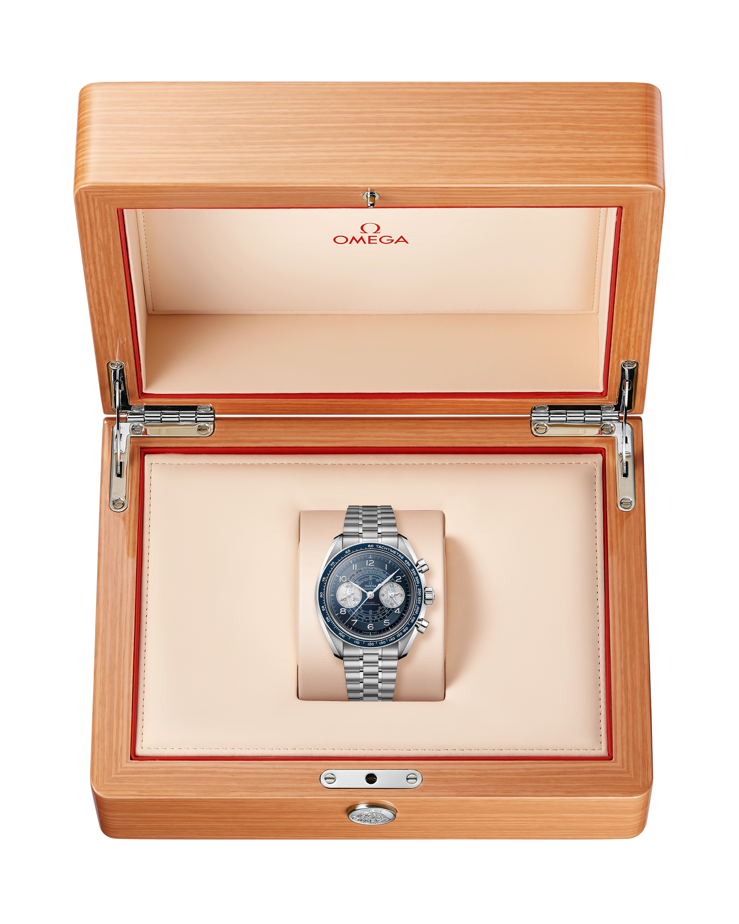 Speedmaster Chronoscope 43 mm, steel on steel