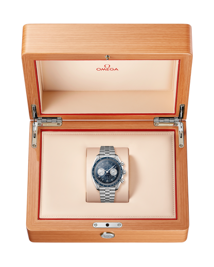 Speedmaster Chronoscope 43 mm, steel on steel
