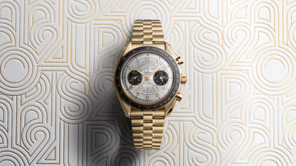Speedmaster Chronoscope 43 mm, Moonshine™ gold on Moonshine™ gold