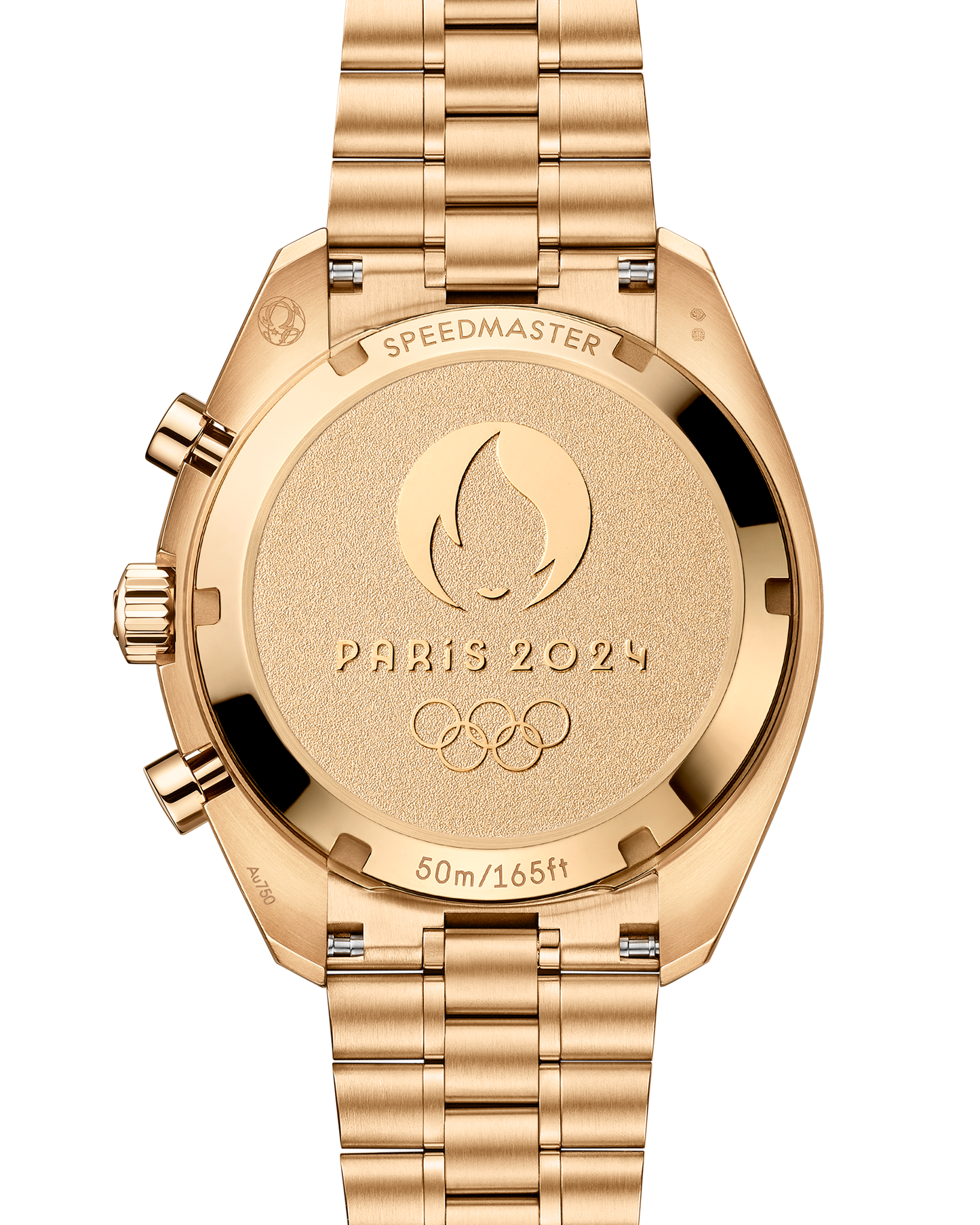Speedmaster Chronoscope 43 mm, Moonshine™ gold on Moonshine™ gold