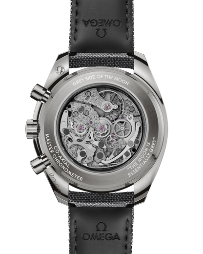 Speedmaster Dark Side of the Moon 44.25 mm, grey ceramic on coated nylon fabric strap