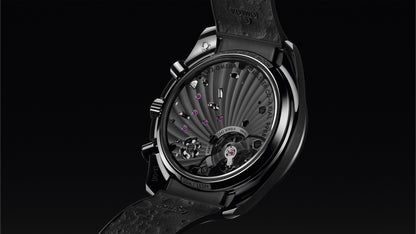 Speedmaster Dark Side of the Moon 44.25 mm, black ceramic on rubber strap