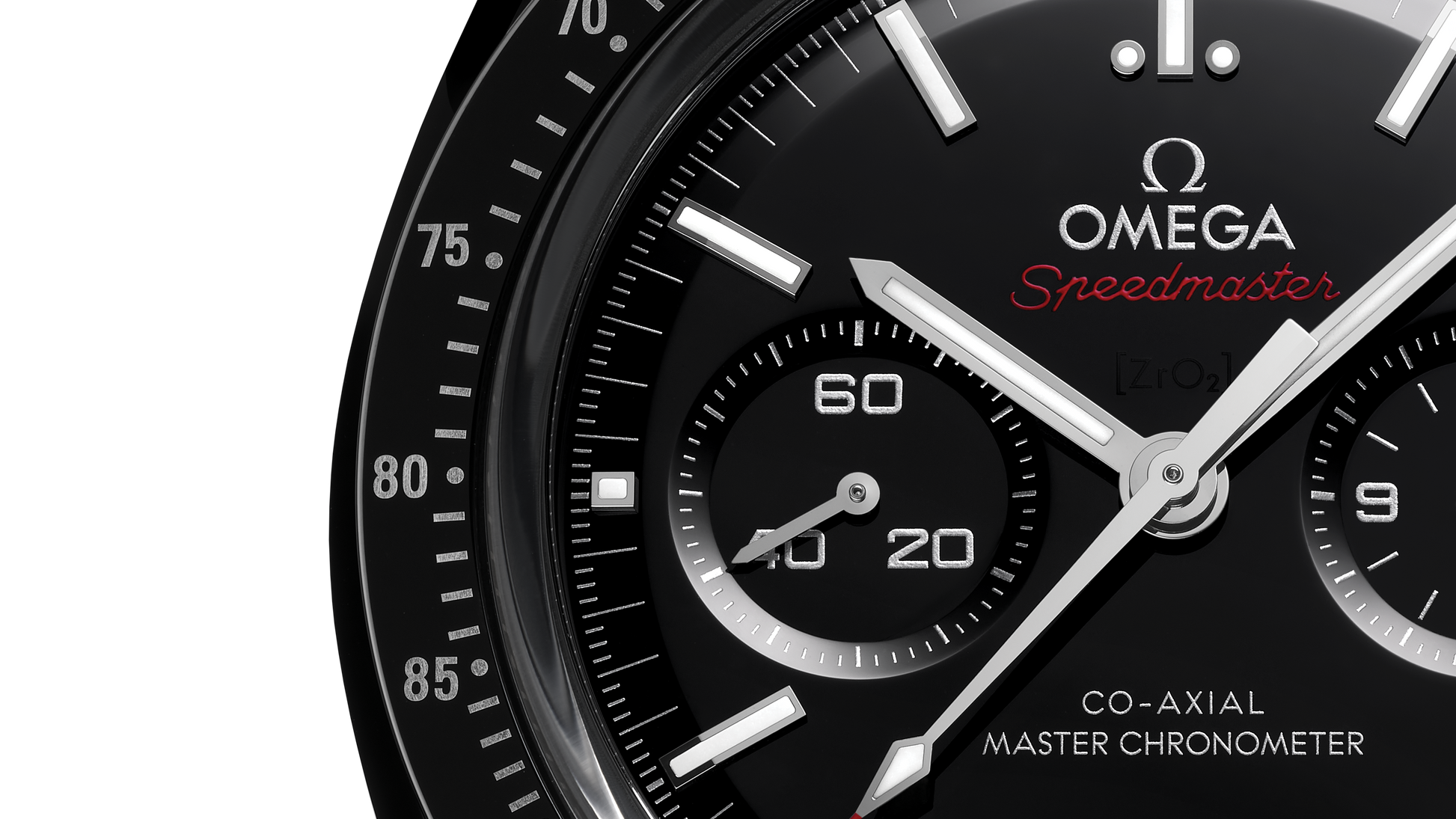 Speedmaster Dark Side of the Moon 44.25 mm, black ceramic on coated nylon fabric strap