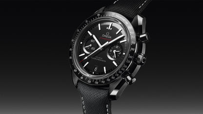 Speedmaster Dark Side of the Moon 44.25 mm, black ceramic on coated nylon fabric strap