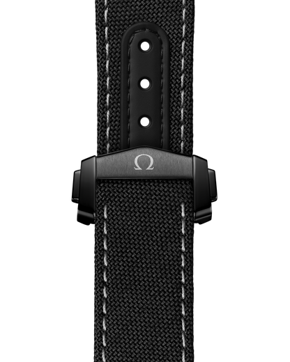 Speedmaster Dark Side of the Moon 44.25 mm, black ceramic on coated nylon fabric strap
