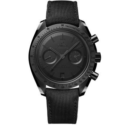 Speedmaster Dark Side of the Moon 44.25 mm, black ceramic on coated nylon fabric strap