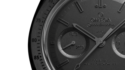 Speedmaster Dark Side of the Moon 44.25 mm, black ceramic on coated nylon fabric strap