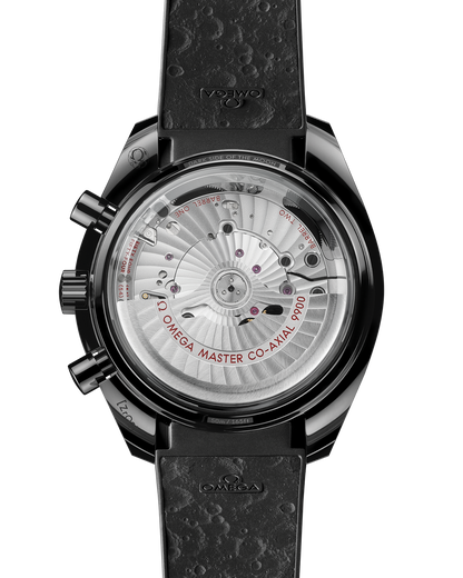 Speedmaster Dark Side of the Moon 44.25 mm, black ceramic on rubber strap