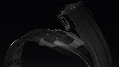 Speedmaster Dark Side of the Moon 44.25 mm, black ceramic on rubber strap