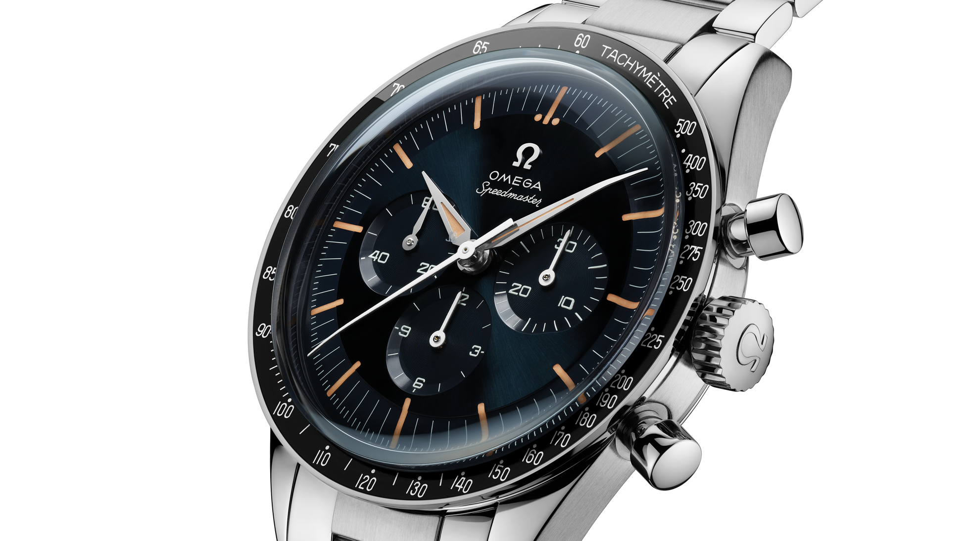 Speedmaster First OMEGA in Space 39.7 mm, steel on steel