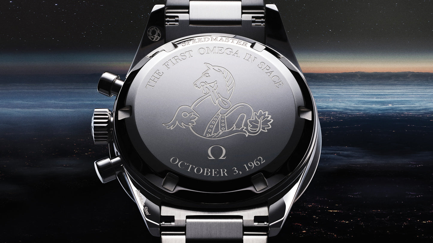 Speedmaster First OMEGA in Space 39.7 mm, steel on steel