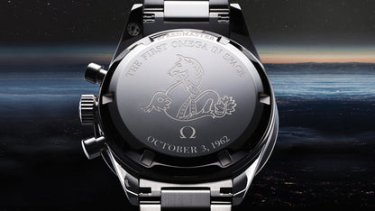 Speedmaster First OMEGA in Space 39.7 mm, steel on steel