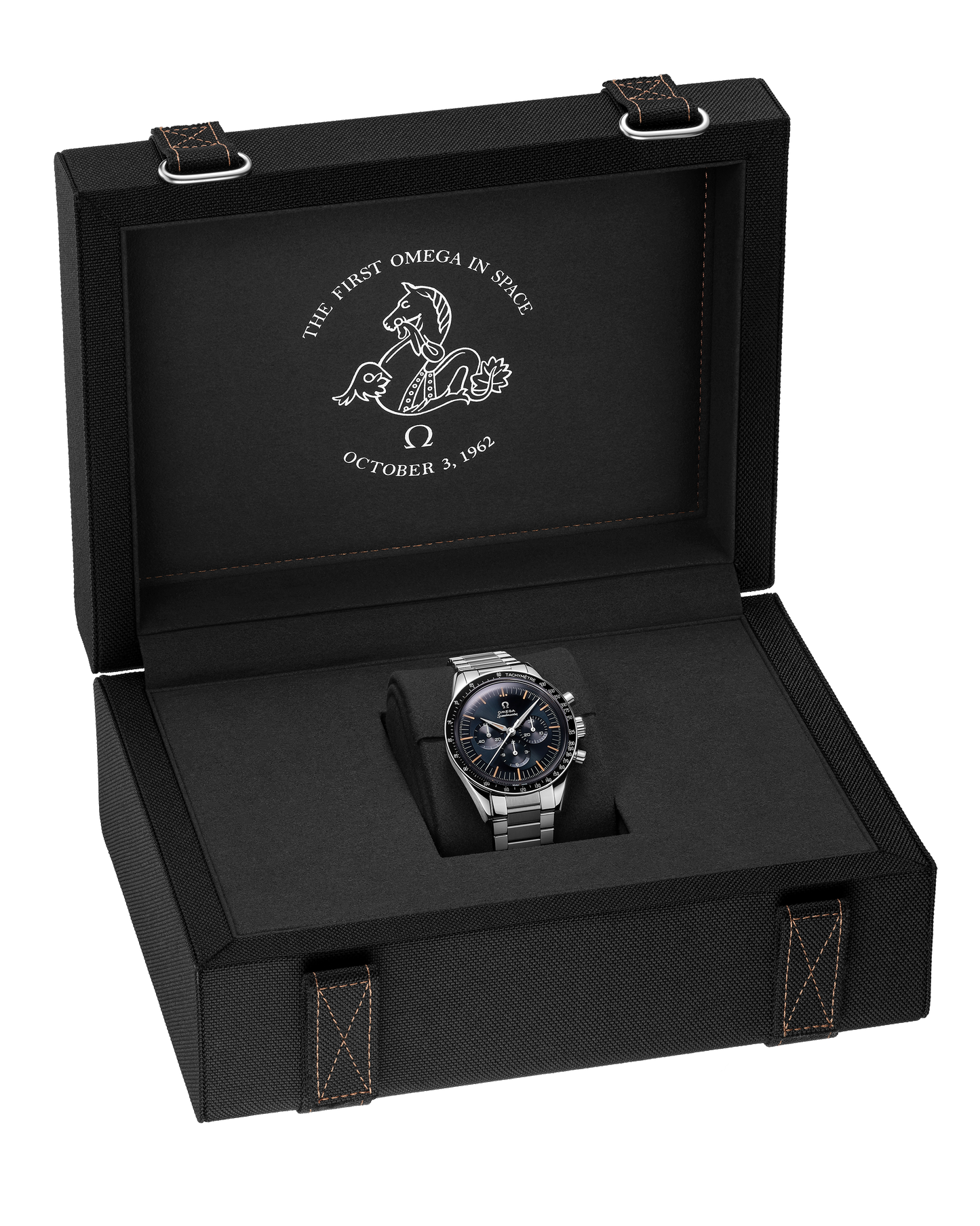 Speedmaster First OMEGA in Space 39.7 mm, steel on steel