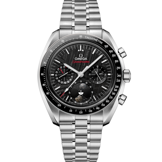 Speedmaster Moonphase 43 mm, steel on steel