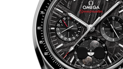 Speedmaster Moonphase 43 mm, steel on steel