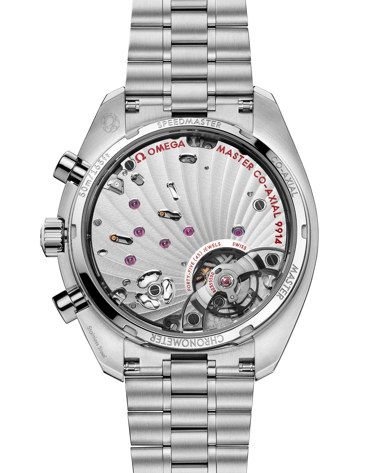 Speedmaster Moonphase 43 mm, steel on steel