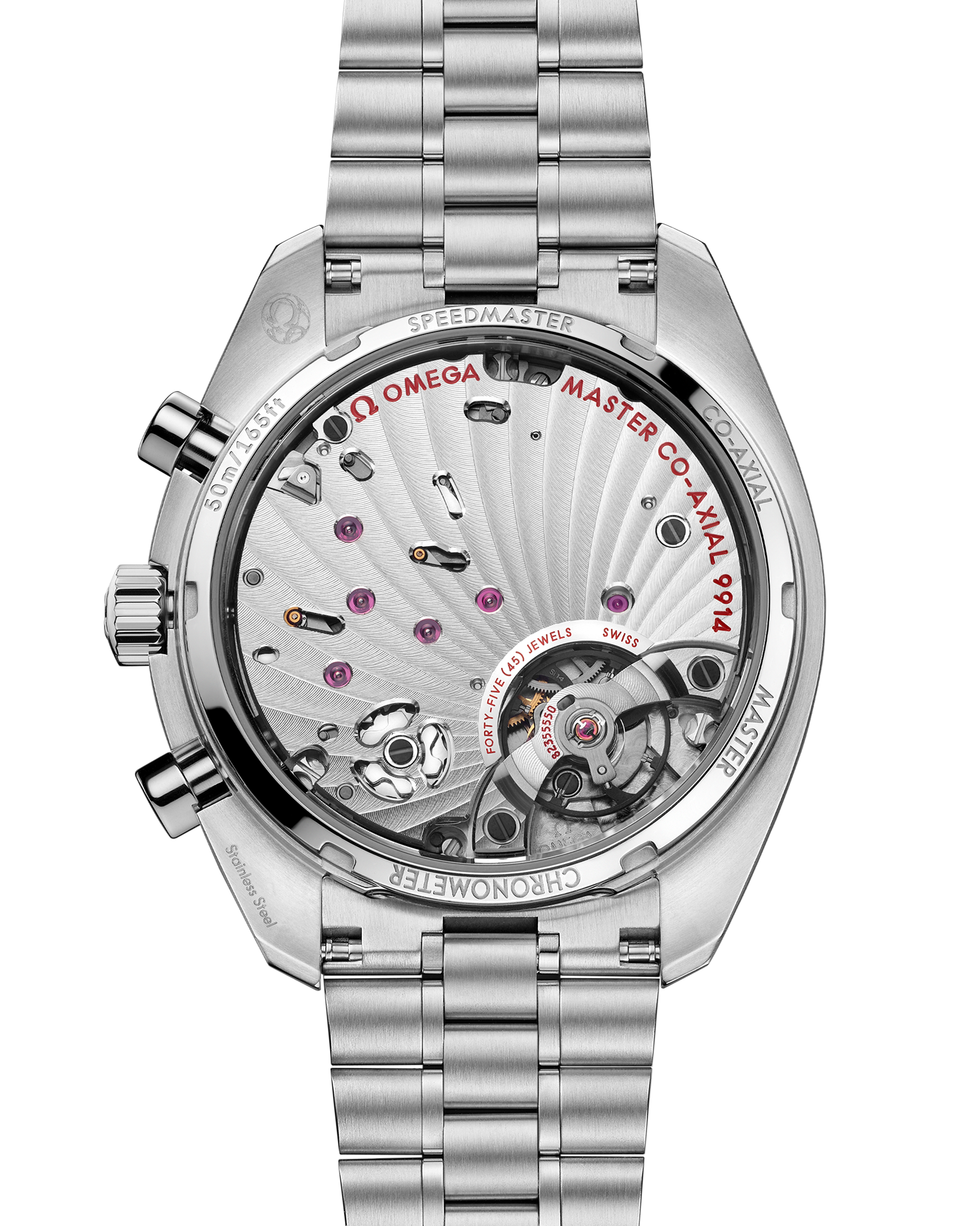 Speedmaster Moonphase 43 mm, steel on steel