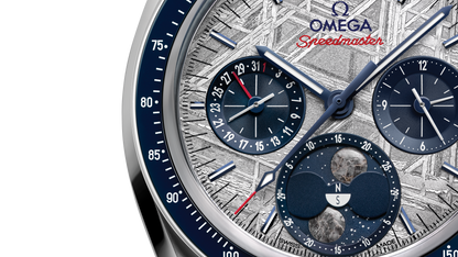 Speedmaster Moonphase 43 mm, steel on steel
