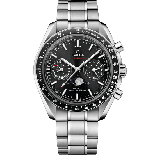Speedmaster Moonphase 44.25 mm, steel on steel
