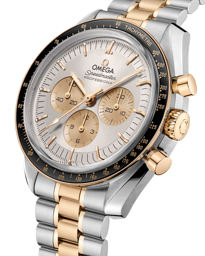 Speedmaster Moonwatch Professional 42 mm, steel ‑ Moonshine™ gold on steel ‑ Moonshine™ gold