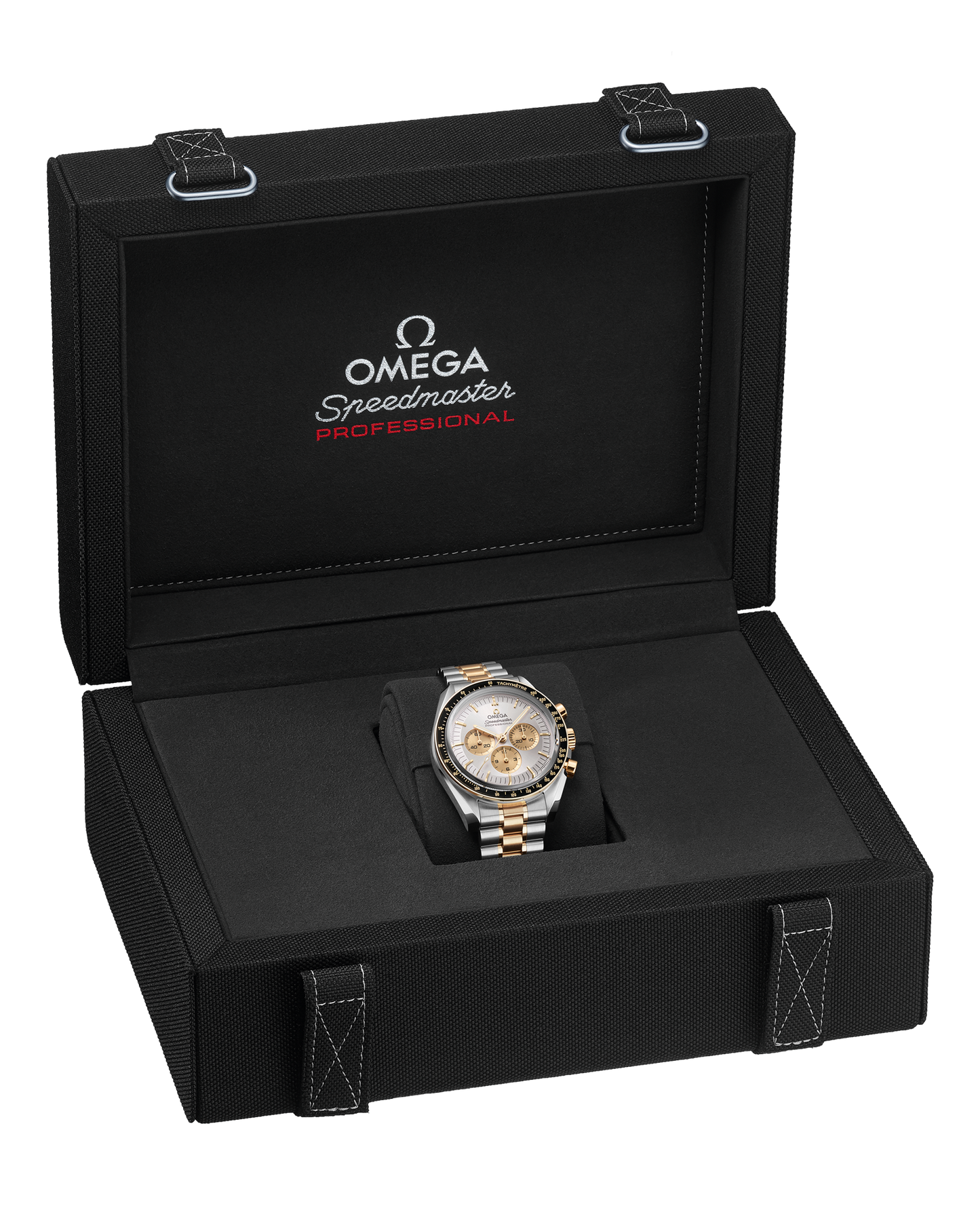 Speedmaster Moonwatch Professional 42 mm, steel ‑ Moonshine™ gold on steel ‑ Moonshine™ gold