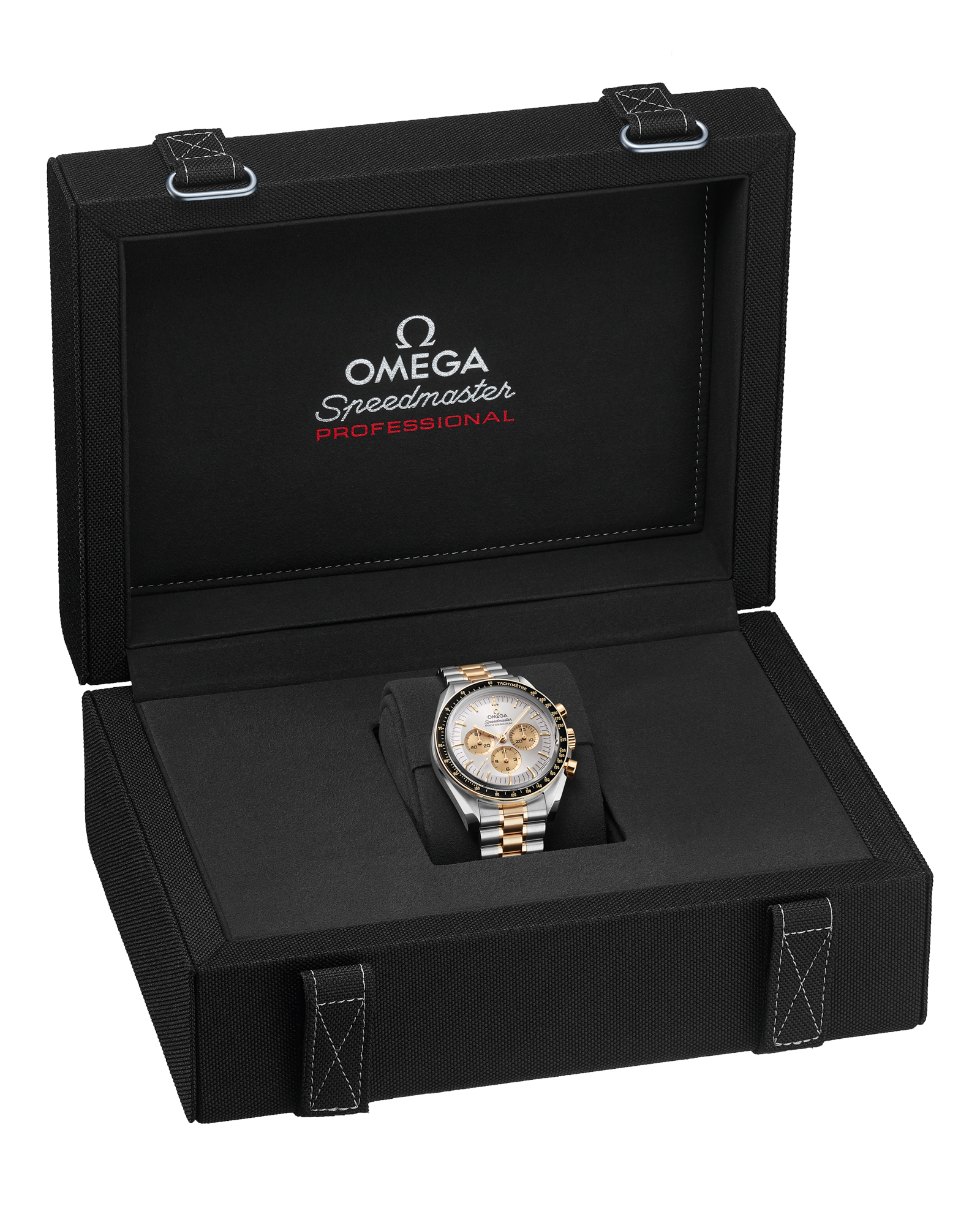 Speedmaster Moonwatch Professional 42 mm, steel ‑ Moonshine™ gold on steel ‑ Moonshine™ gold