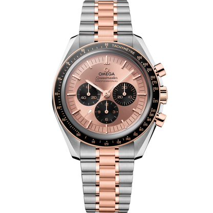 Speedmaster Moonwatch Professional 42 mm, steel ‑ Sedna™ gold on steel ‑ Sedna™ gold
