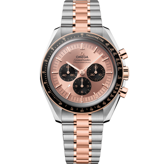 Speedmaster Moonwatch Professional 42 mm, steel ‑ Sedna™ gold on steel ‑ Sedna™ gold