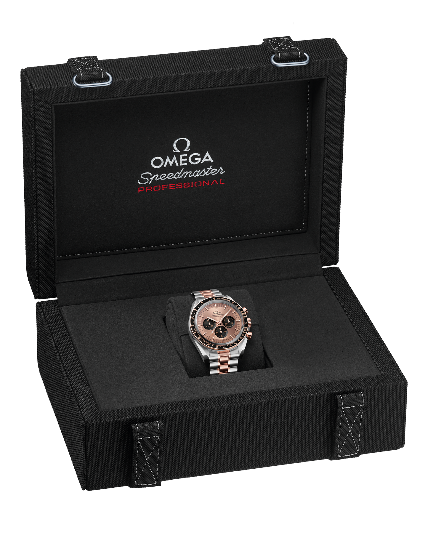 Speedmaster Moonwatch Professional 42 mm, steel ‑ Sedna™ gold on steel ‑ Sedna™ gold