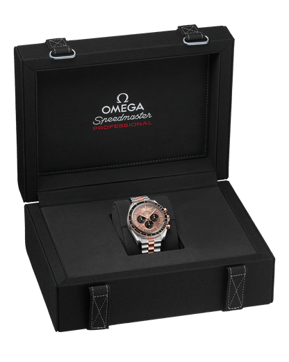 Speedmaster Moonwatch Professional 42 mm, steel ‑ Sedna™ gold on steel ‑ Sedna™ gold