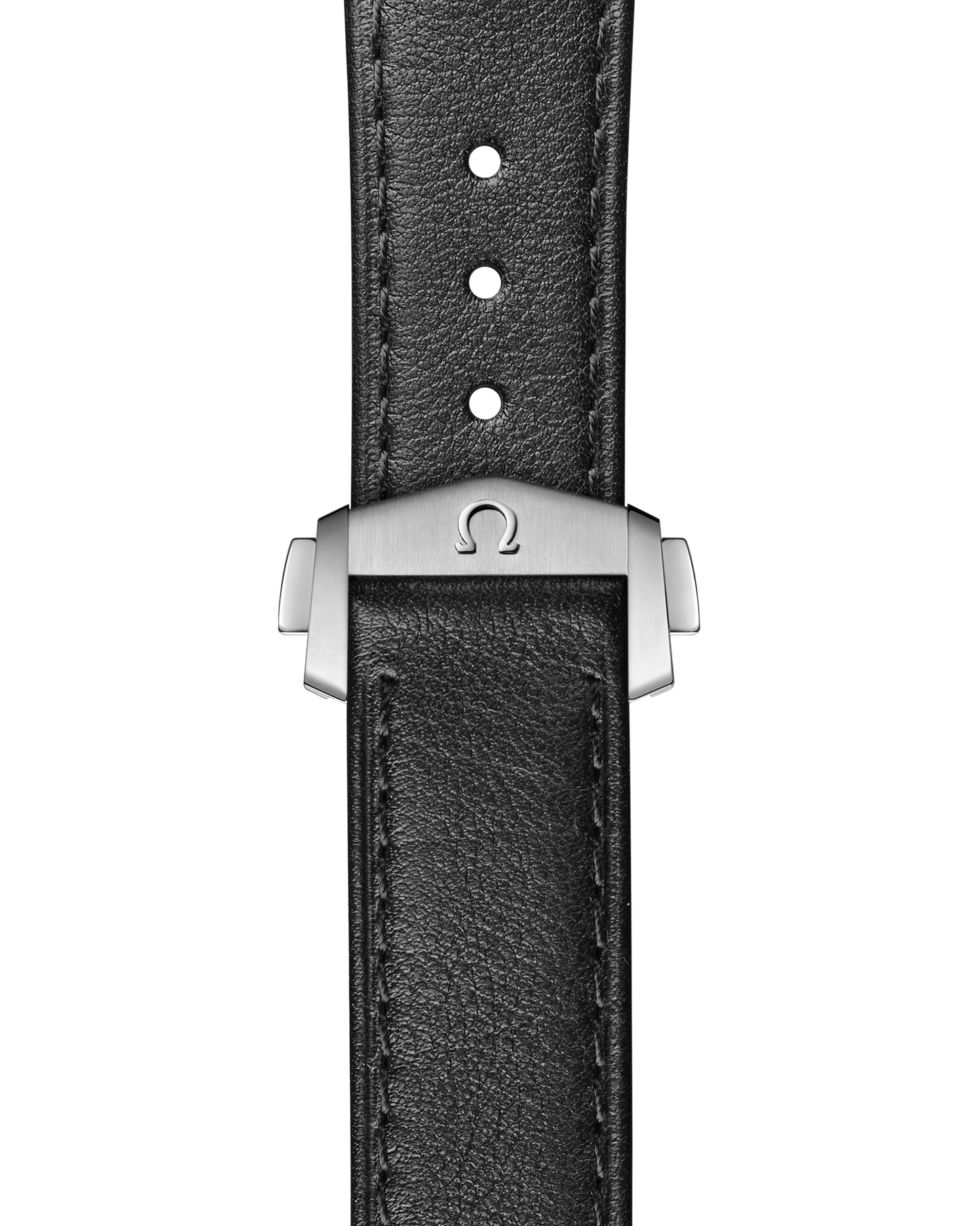 Speedmaster Moonwatch Professional 42 mm, steel on leather strap