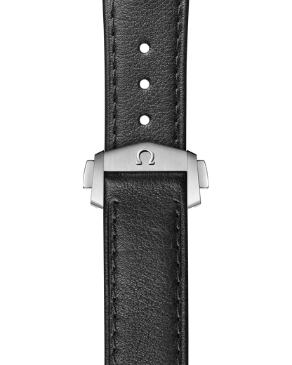 Speedmaster Moonwatch Professional 42 mm, steel on leather strap