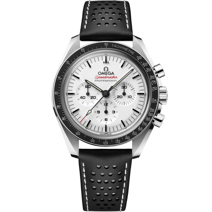 Speedmaster Moonwatch Professional 42 mm, steel on leather strap