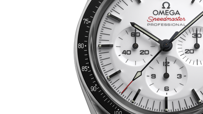 Speedmaster Moonwatch Professional 42 mm, steel on leather strap