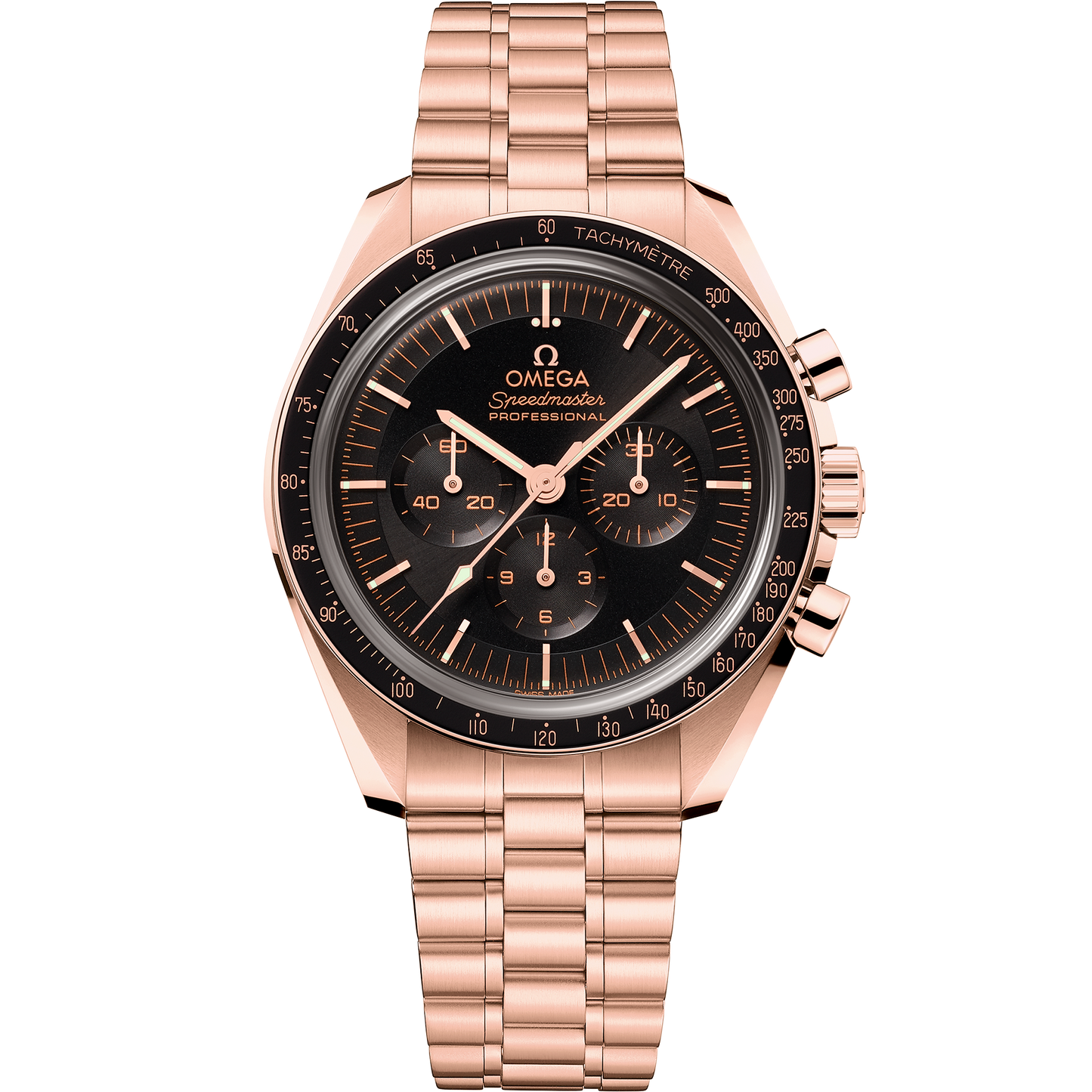 Speedmaster Moonwatch Professional 42 mm, Sedna™ gold on Sedna™ gold