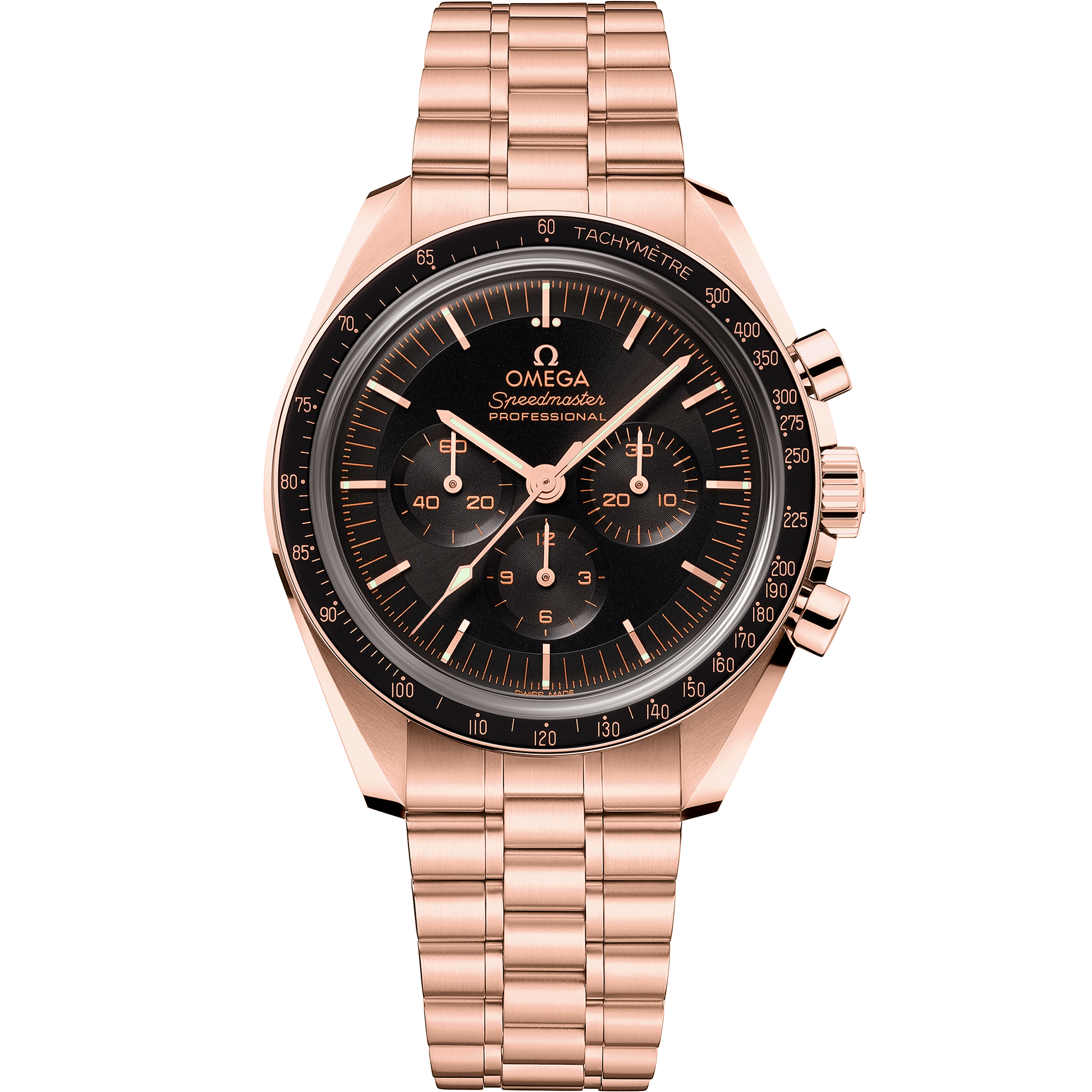 Speedmaster Moonwatch Professional 42 mm, Sedna™ gold on Sedna™ gold