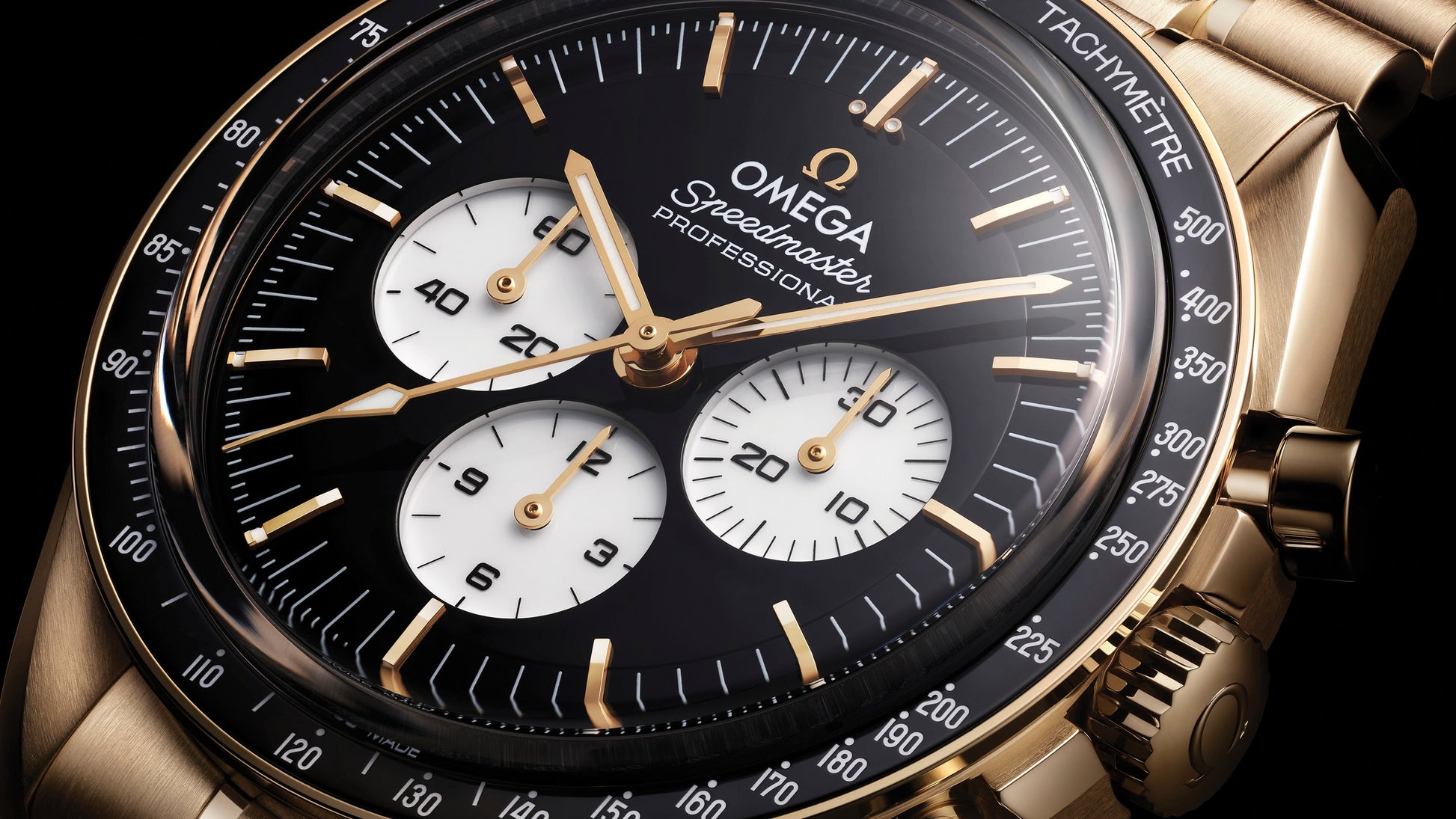 Speedmaster Moonwatch Professional 42 mm, Moonshine™ gold on Moonshine™ gold