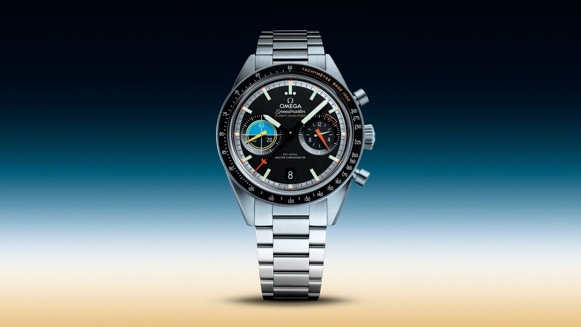 Speedmaster Pilot 40.85 mm, steel on steel