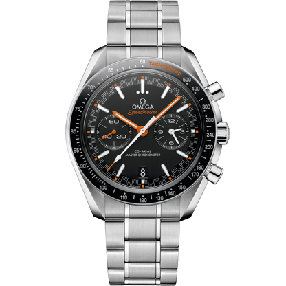 Speedmaster Racing 44.25 mm, steel on steel