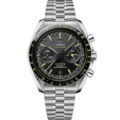 Speedmaster Super Racing 44.25 mm, steel on steel